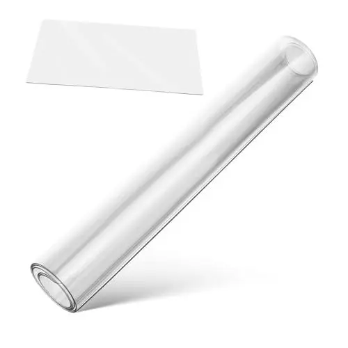 Produktbild: FUNOMOCYA Transparente Tischdecke Aus Pvc Esstischschutz Schreibtischabdeckung Matte Gegen Kratzer Und Flüssigkeiten Zuschneidbar Für Verschiedene Oberflächen Leicht Zu Verstauen
