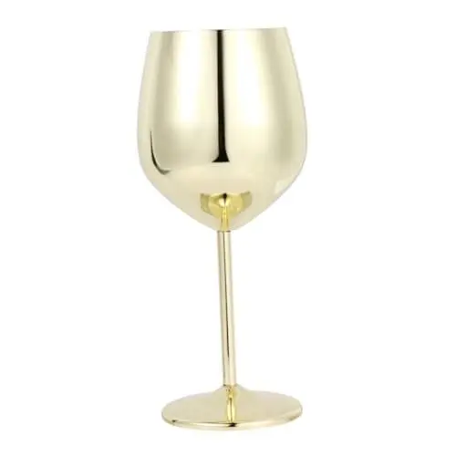 Produktbild: FUNOMOCYA unzerbrechliches Glas Gläser Tasse Weinkelch Rotwein Hochzeitskelch Party-Toasting-Flöten weingläser stainless steel trinkbecher dwr Weinglas Stielbecher einzelne Schicht Trinkglas