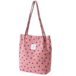 Produktbild: Funtlend Cord Umhängetasche Damen Groß Cord Tasche Damen Cordtasche Cord Shopper Handtasche Schultertasche für Uni Arbeit Mädchen Schule Büro