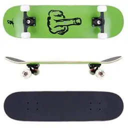 Produktbild: FunTomia® Skateboard mit ABEC-9 Kugellager Rollenhärte 100A und 100% 7-lagigem kanadisches Ahornholz (Finger)