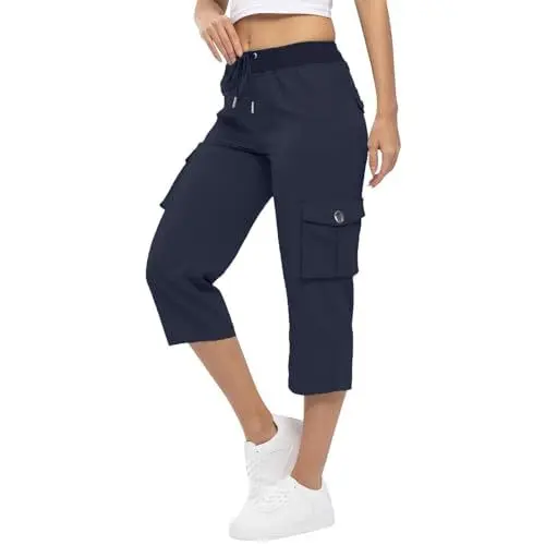 Produktbild: FUPODD Hosen Damen Baggy Viskose-Hose Für Damen Tennishose Damen Golfhose Damen Elegante Hose Damen Hose Weites Bein Damen Schlabberhose Damen Sommer Dünne Sommerhose Damen Lockere Hosen Damen