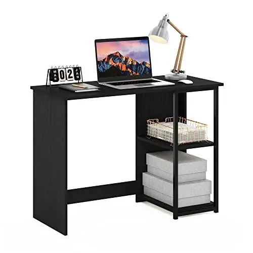 Produktbild: Furinno Camnus Modern Living Computertisch 101 cm, Americano/Schwarz
