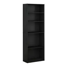 Produktbild: Furinno JAYA Simply Home Bücherregal mit 5 Regalen, Schwarz
