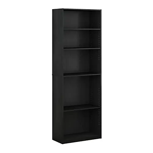 Produktbild: Furinno JAYA Simply Home Bücherregal mit 5 Regalen, Schwarz