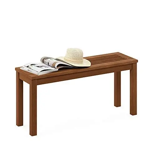 Produktbild: Furinno Tioman Outdoor Bank in Teaköl, Holz, Natur, 30.23 x 99.82 x 46.9 cm, Natürlich