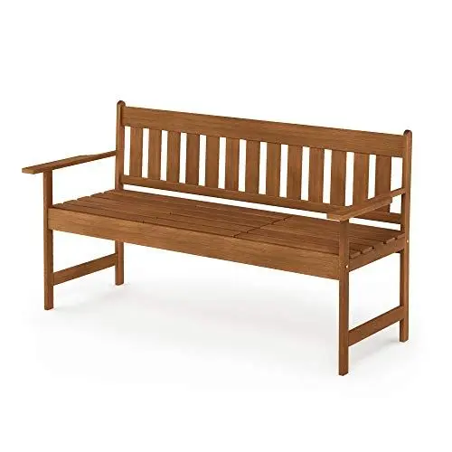 Produktbild: Furinno Tioman Outdoor Sitzbank, natur, 50.29 x 149.61 x 84.84 cm
