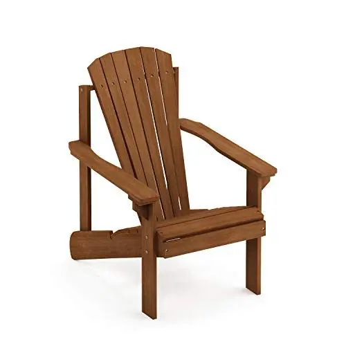 Produktbild: Furinno Tioman Outdoor Stuhl aus Teaköl, Holz, natur, 80 x 62.23 x 89.54 cm