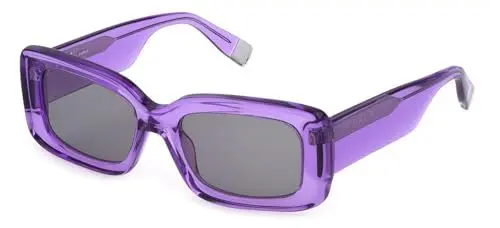 Produktbild: Furla Unisex SFU630V Sunglasses, Violet/Smoke, 53