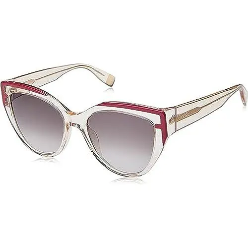 Produktbild: Furla Unisex SFU694 Sunglasses, 09TU Pesca Trasparente Lucido, 55mm