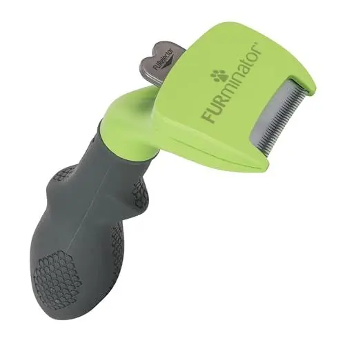 Produktbild: FURminator deShedding-Tool Hund Größe S Langhaar - Hundebürste für kleine Hunde zur Entfernung der Unterwolle - Verbessertes Design