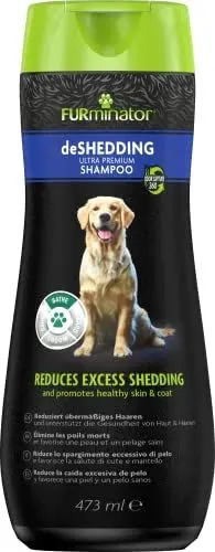 Produktbild: FURminator deShedding Hunde-Shampoo - Premium Shampoo für Hunde, löst effektiv lose Haare, 473 ml