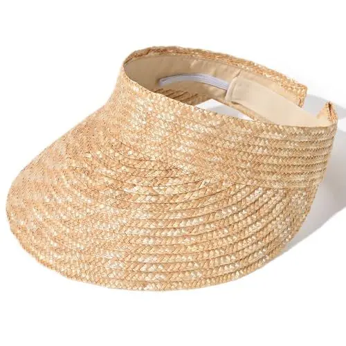 Produktbild: FURTALK Damen Sonnenhut UV-Schutz Sommerhut Packbar Faltbar Strandhut Visor Cap Strohhut