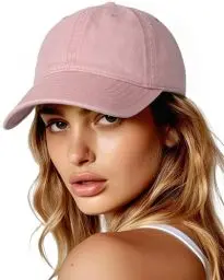 Produktbild: FURTALK Damen Vintage Basecap Baumwolle Verstellbare Baseball Cap