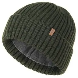Produktbild: FURTALK Unisex Winter Beanie Grobstrick Mütze mit weiches Fleecefutter Warm Wintermütze für Herren und Damen,Grün,Einheitsgröße