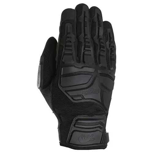 Produktbild: Furygan TEKTO EVO Herren Motorradhandschuhe - Polyurethan, Mikrofaser, Polyamid, Passform, Atmungsaktivität - Komfort und Haltbarkeit - Urban Adventure, Schwarz