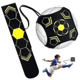 Produktbild: Fußball Kick Trainer,Fußballtrainingshilfe,Kicktrainer Fußball-Gürtel,Freihändiger Solo Fußball Trainer,Solo-Trainingshilfe Mit Taillengürtel,Fußball Trainingszubehör Für Erwachsene und Kinder