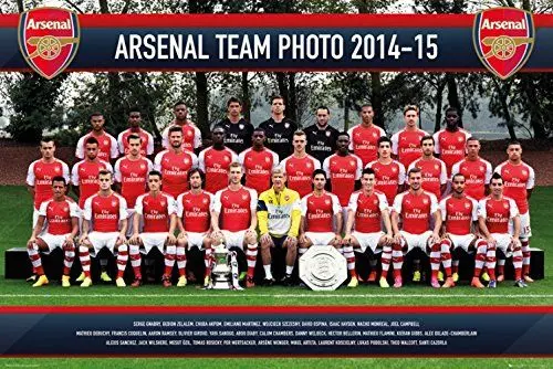Produktbild: Fußball Poster Arsenal, Team Photo 14/15 Plakat | Bild 91x61 cm