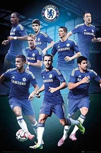 Produktbild: Fußball Poster Chelsea, Players 14/15 Plakat | Bild 91x61 cm