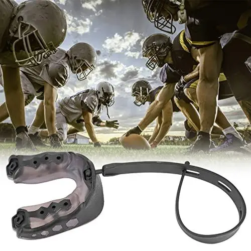 Produktbild: Fußball-Mundschutz, Professioneller Sport-Mundschutz für Boxen, Sport-Mundschutz für Erwachsene und Teenager, Box-Mundschutz für Fußball, Boxen, Taekwondo, Basketball, Lacrosse,