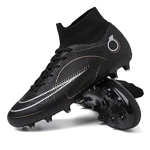 Produktbild: Fußballschuhe Herren Madame Großer Junge Football Shoes High Top Fußball Schuhe Jugendliche Fussball Schuhe Turf Football Boots Professionelle Sportliche Athletics Fußballschuhe