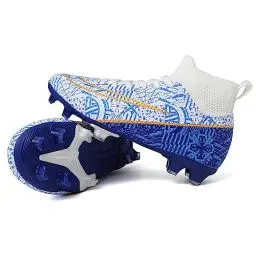 Produktbild: Fussballschuhe Kinder Fußballschuhe für Jungen MädchenHigh Top Football Shoes Stollenschuhe Fußball Kunstrasen Football Boots Kinder Trainingsschuhe Outdoor Sportschuhe Jugendliche Soccer Shoes