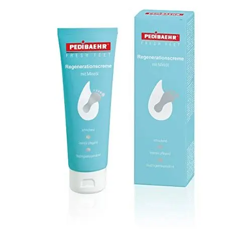 Produktbild: Fußbalsam, Regenerationscreme mit Minzöl, Fusspflege für jeden Hauttyp, PediBaehr, 125ml, 125 ml