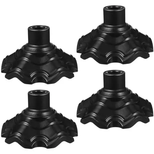 Produktbild: Fußpolster Für Möbel 4 Stück Campingstuhl Füße Abdeckungen Gartenmöbel Beinkappen Stuhlbein Bodenschoner Für Terrasse Innenstuhl Tisch Bett 15Mm Campingstuhlbeinschutz