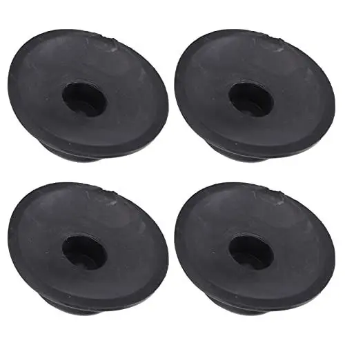 Produktbild: Fußpolster, Kautschuk, Anti-Vibration, 10 X 10 X 3, 4 Stück, Stoßdämpfende Gummikissen Vakuumpumpe, Öl, Kleines Zubehör, Anti-Vibrations-Pads