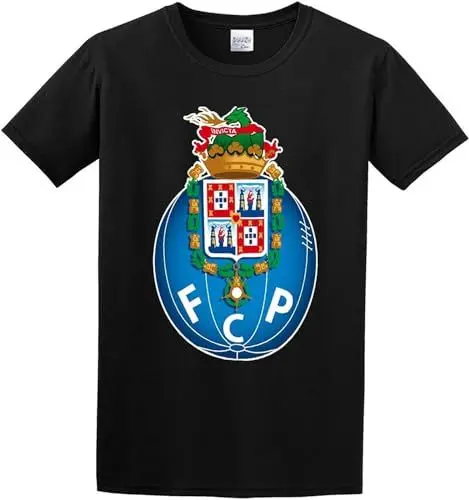 Produktbild: Futebol Clube Do Porto Mens T-Shirt Casual Cotton Unisex White Tees Tops XL