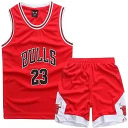 Produktbild: FUTERLY Basketball Trikot Kinder 2-Piece Basketball Kinder Trikot,Basketball Kinder Trikot Shirt and Shorts,Basketball Trikot,Trikot Basketball Kinder,Basketball Trikot Set für 4-14 Kinder(Rot)