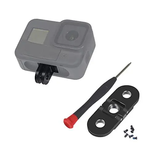 Produktbild: Fututech 1/4 Adapter, faltbar, aus Aluminiumlegierung, für GoPro 11, 10, Magnet-Adapter, für Action-Kameras, Zubehör