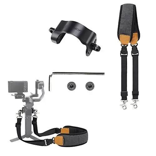 Produktbild: Fututech Verstellbares Umhängeband für DJI RS3 Mini Schultergurt für Gimbal Babytragetasche, Nackenriemen für Stabilisator Zubehör Lanyard
