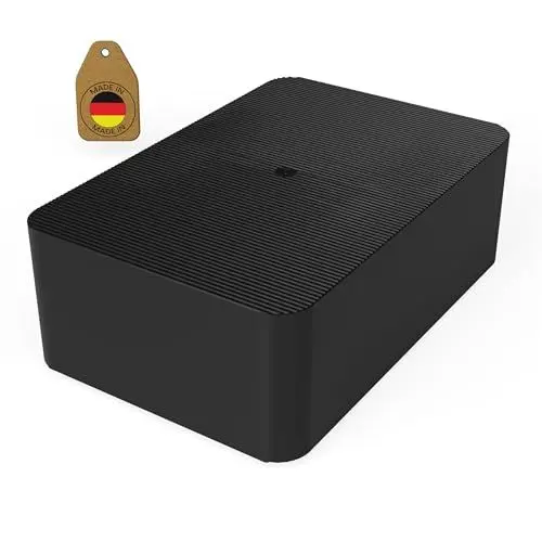 Produktbild: FUX 20 Stück Abstandshalter Kunststoff 60 x 40 x 20mm Verglasungsklötze Klötzchen Unterlegplatten Distanzplättchen Kunststoffplatte Ausgleichsplättchen Fensterkeile (Dicke: 20mm)