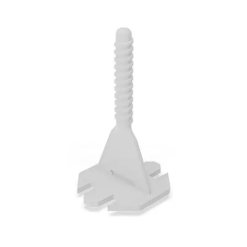 Produktbild: FUX Fliesen Nivelliersystem 3mm, 100 Stück Gewindelaschen Fugenbreite 3mm, Fliesen Werkzeug Fliesenverlegehilfe Fliesen Verlegesystem Fliesenleger Zubehör Zuglaschen 3mm (100 Laschen 3mm)