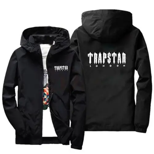 Produktbild: FUXINGHUAYA Ledermantel Regenjacke Damen Wasserdicht Kapuze Winterjacke Damen Trenchcoat Langer Mantel Winddichter Jacke Übergangsjacke Mit Outdoor Leichte Atmungsaktiv Schwarz XXL