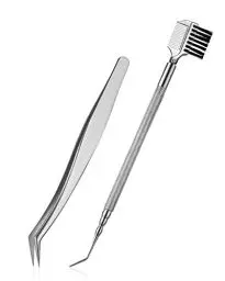 Produktbild: FVION Wimpern Set, Pinzette für Wimpernverlängerung, Wimpernlifting, Augenbrauen Kamm - Wimpernkamm/Wimpernzange/Wimpernpinzette, Lash Lift Zubehör