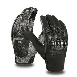 Produktbild: Fwoueot Motorrad Handschuhe Herren, Touchscreen Motorradhandschuhe mit Hard Knuckle, Leichte Fahrradhandschuhe auch geeignet für Paintball, Airsoft, Militär, Taktische Handschuhe