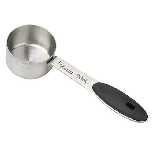Produktbild: Messlöffel 30ml - kaffeelöffel portionierer, 1/8 Tasse Edelstahl Esslöffel für Küche Tee Kaffee Kakao Bohnen Gewürze Milchpulver Puderzucker