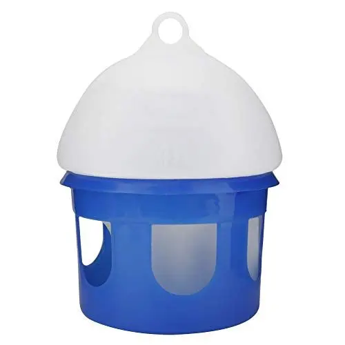 Produktbild: Fybida Tauben-Futterspender mit Großem Fassungsvermögen, Automatischer Vogel-Tauben-Futterspender, Wasserspender, für Haustier-Vogel-Tauben-Papageien-Käfig-Zubehör(4L)