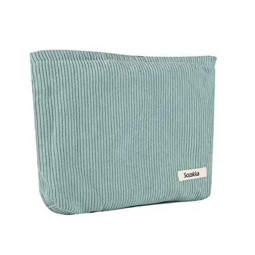Produktbild: Fycyko Kompatibel mit Reise Kulturtasche Portable Kulturbeutel Multifunktionaler Kosmetiktasche Waschtasche Makeup Organizer Tasche Make-Up Bag für Reisen Kinder Frauen Mädchen Damen - Blau