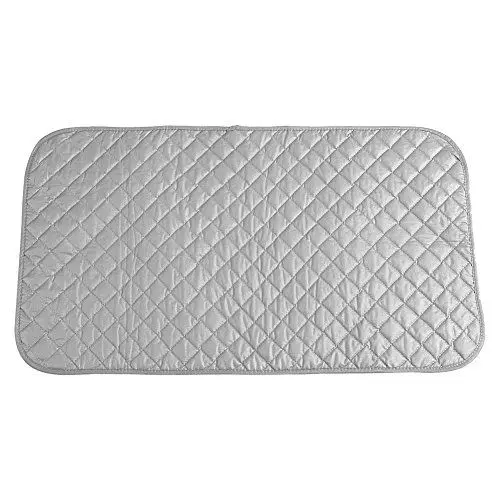 Produktbild: Fdit 48 * 85 cm /18,1 x 31,9 Zoll Bügelmattenauflage Wäschematte grau hitzebeständig