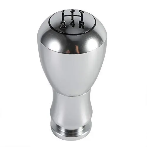 Produktbild: Fydun Schaltknäufe Universeller 5 Gang Auto Schaltknauf Schalthebelknauf für die Fahrzeug Innenausstattung 8mm / 10mm / 12mm(Silber)