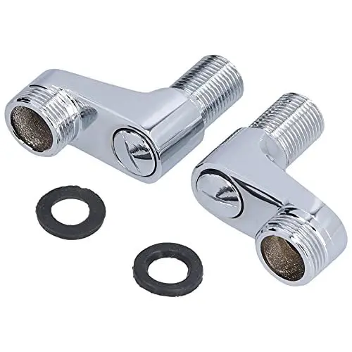 Produktbild: FTVOGUE G1/2 auf G3/4 Duschhahn-Schwingadapter, Wasserhahn Verstellbarer Adapter Schwingarme für Klauenfuß-Badewannendusche