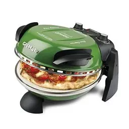 Produktbild: G3 Ferrari G10006 Pizza Äußern Vergnügen, Ofen Pizza, 1200 W, 400°C, Felsen Feuerfest (durchmesser 31 cm), Timer 5', Kochbuch inbegriffen, Grün