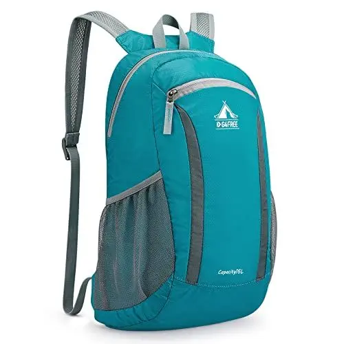 Produktbild: G4Free 16L Faltbarer Leichter Wanderrucksack Kleiner Rucksack Damen Herren Daypack für Outdoor Wandern Camping Reisen Klettern