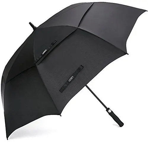 Produktbild: G4Free Golf-Regenschirm, 68 Zoll, automatische Öffnung, extra groß, doppelte Abdeckung, belüftet, winddicht, wasserdicht, Stock, Regenschirm