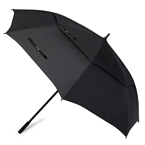 Produktbild: G4Free Golf-Regenschirm, 72 Zoll, automatische Öffnung, extra groß, doppelte Abdeckung, belüftet, winddicht, wasserdicht, Stock, Regenschirm