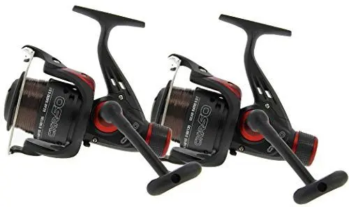 Produktbild: G8DS® 2X CKR50 Angelrolle mit 8lb Schnur und Anti-Twist-System Reel Angelausrüstung Angelzubehör Outdoor Camping