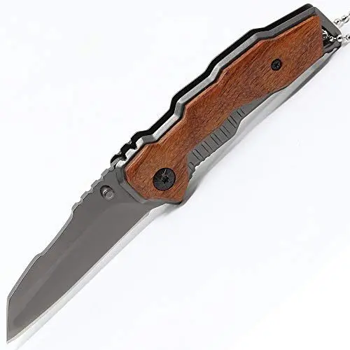 Produktbild: G8DS EDC Klappmesser Holzgriff