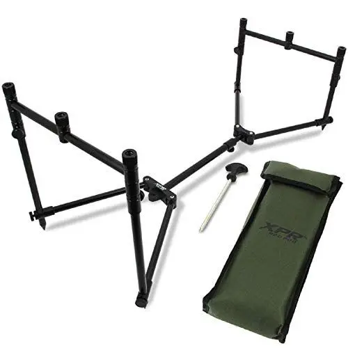 Produktbild: G8DS® Rod Pod XPR inkl. Tasche Bivy Peg Klein Kompakt Leicht Angeln Karpfen Rutenständer Ablage